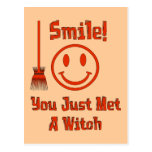 Witch Smile Postcard