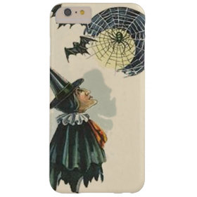 Witch Spider Web Cob Web Bat Full Moon Barely There iPhone 6 Plus Case