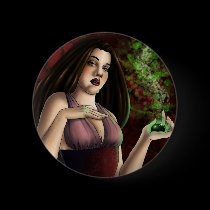 Witch Stone Button