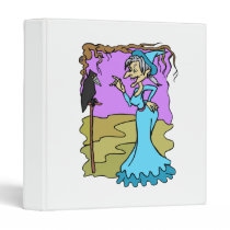 Witch talking to bird binders