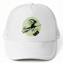 Witch Vane Moon Trucker Hat