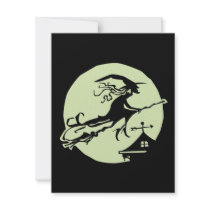 Witch Vane Moon invitations by AHalloweenTrail Witch Vane Moon invitations