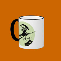 Witch Vane Moon mugs