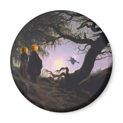 Witch Watching Magnet by Ars_Brevis