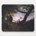 Witch Watching mousepads