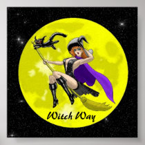 Witch Way Print