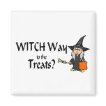 Witch Way To The Treats (Halloween) Fridge Magnets Witch Way To The Treats (Halloween) Fridge Magnets