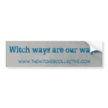Witch Ways bumper stickers