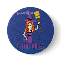 Witch, Witchy Woman - Witch - Halloween Button