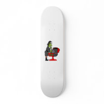 Witch with BBQ potion Skate Board Deck