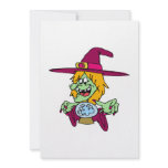 Witch with Crystal Ball Custom Invite