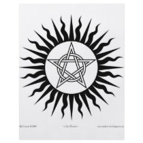 Witchcraft: Sun Burst; Pentagram circle flyers by Mal_Corvus Witchcraft: Sun Burst; Pentagram circle flyers
