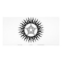 Witchcraft: Sun Burst; Pentagram circle photo cards by Mal_Corvus Witchcraft: Sun Burst; Pentagram circle photo cards