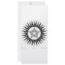 Witchcraft: Sun Burst; Pentagram circle Rack Card