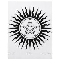 Witchcraft; Sun burst: Pentegram #2 flyers by Mal_Corvus Witchcraft; Sun burst: Pentegram #2 flyers