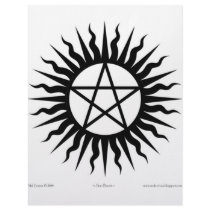 Witchcraft: Sun burst: Pentegram letterhead by Mal_Corvus Witchcraft: Sun burst: Pentegram letterhead
