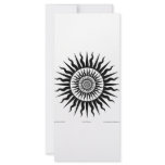 Witchcraft: Sun burst Rack Card Template