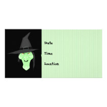 Witches and Brooms Personalized Photo Card