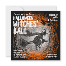 Witches Ball Halloween Party Invitation
