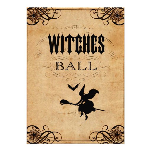 Witches Ball Invitation