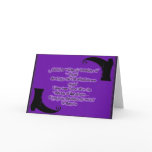 witches boots invite cards