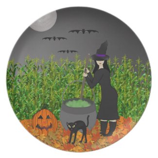 Witches Brew: Halloween Plate