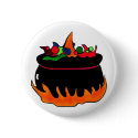 witches cauldron button