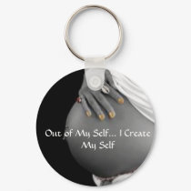 witches cauldron keychain - Customized
