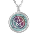 "Witches do it in circles" cute Pagan design Custom Jewelry