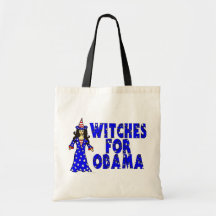 Witches For Obama Fun Halloween Bag