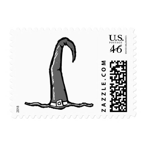 WITCHES HAT POSTAGE STAMP