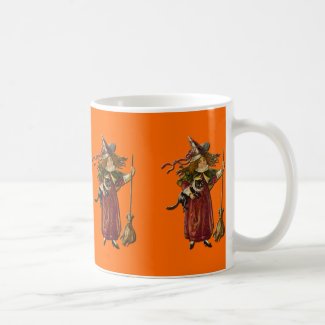 Witches Row Vintage Halloween Mug