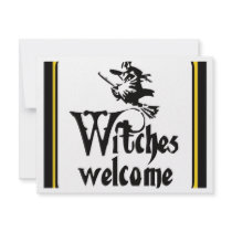 Witches Welcome drk invitations