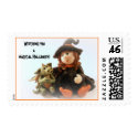Witching You A Magical Halloween- Postage Stamp by Dragon_Weaver Witching You A Magical Halloween- Postage Stamp