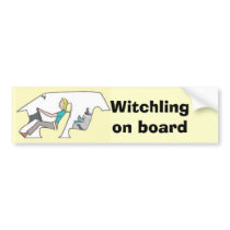 , Witchling on board bumper stickers