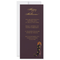 Witch's Boot & Pumpkin • Halloween Invitation
