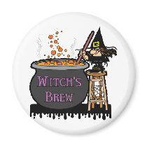 Witch's Brew magnets by countdracula Witch's Brew magnets