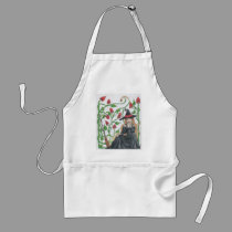 Witch's Broom aprons