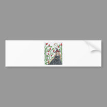 Witch's Broom bumper stickers
