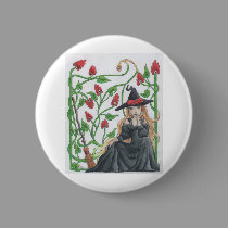 Witch's Broom buttons