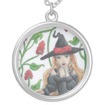 Witch's Broom Necklace