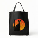 witch's cat&moon bags