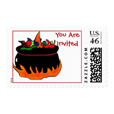 Witch's cauldron-postage by spootakular