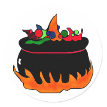 Witch's cauldron-sticker by spootakular Witch's cauldron-sticker