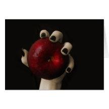 Witch's hand greeting card