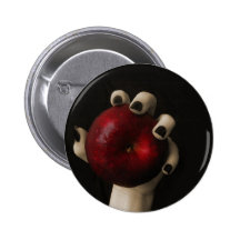Witch's hand pinback buttons
