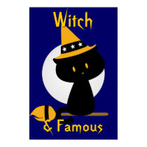 Witchy Cat Print