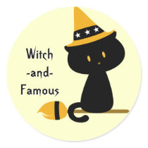 Witchy Cat Sticker