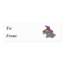 witchy goofkins bunny rabbit business cards