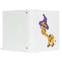 witchy goofkins giraffe vinyl binder